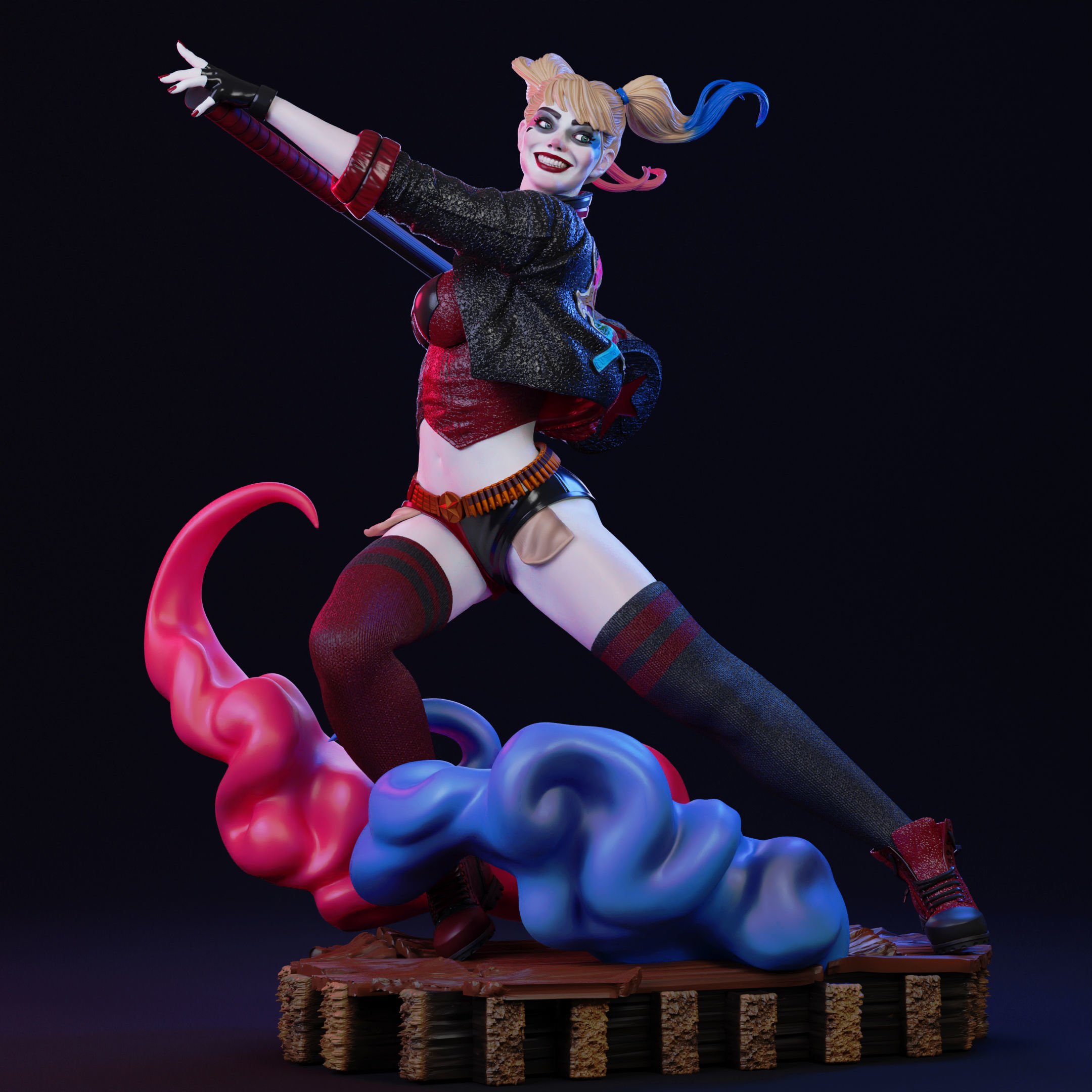 Harley Queen 3D print model_2