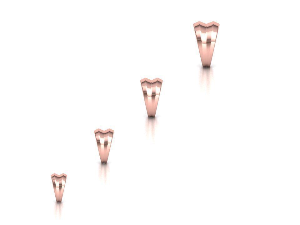 BAILS LOOP PACKAGE for Pendants Necklaces v8 3D print model_8