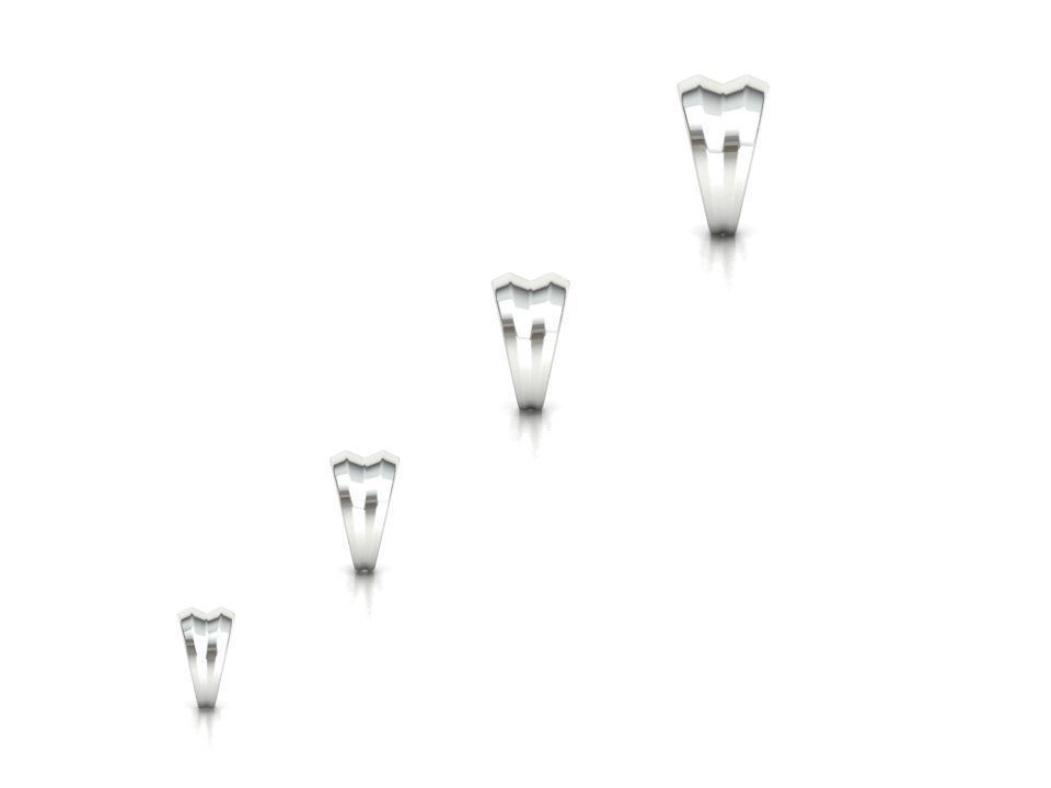 BAILS LOOP PACKAGE for Pendants Necklaces v8 3D print model_6