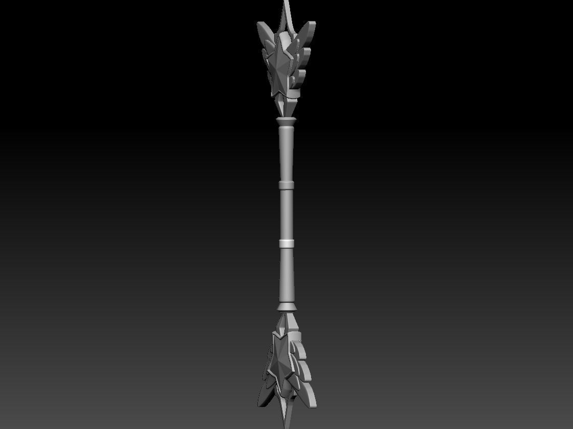 Star Guardian Lux Wand - League of Legends Cosplay 3D print model_3