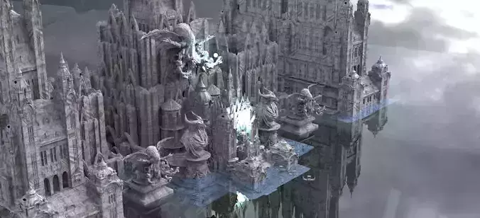 Lovecraftian Deep Water Temple Kitbash
