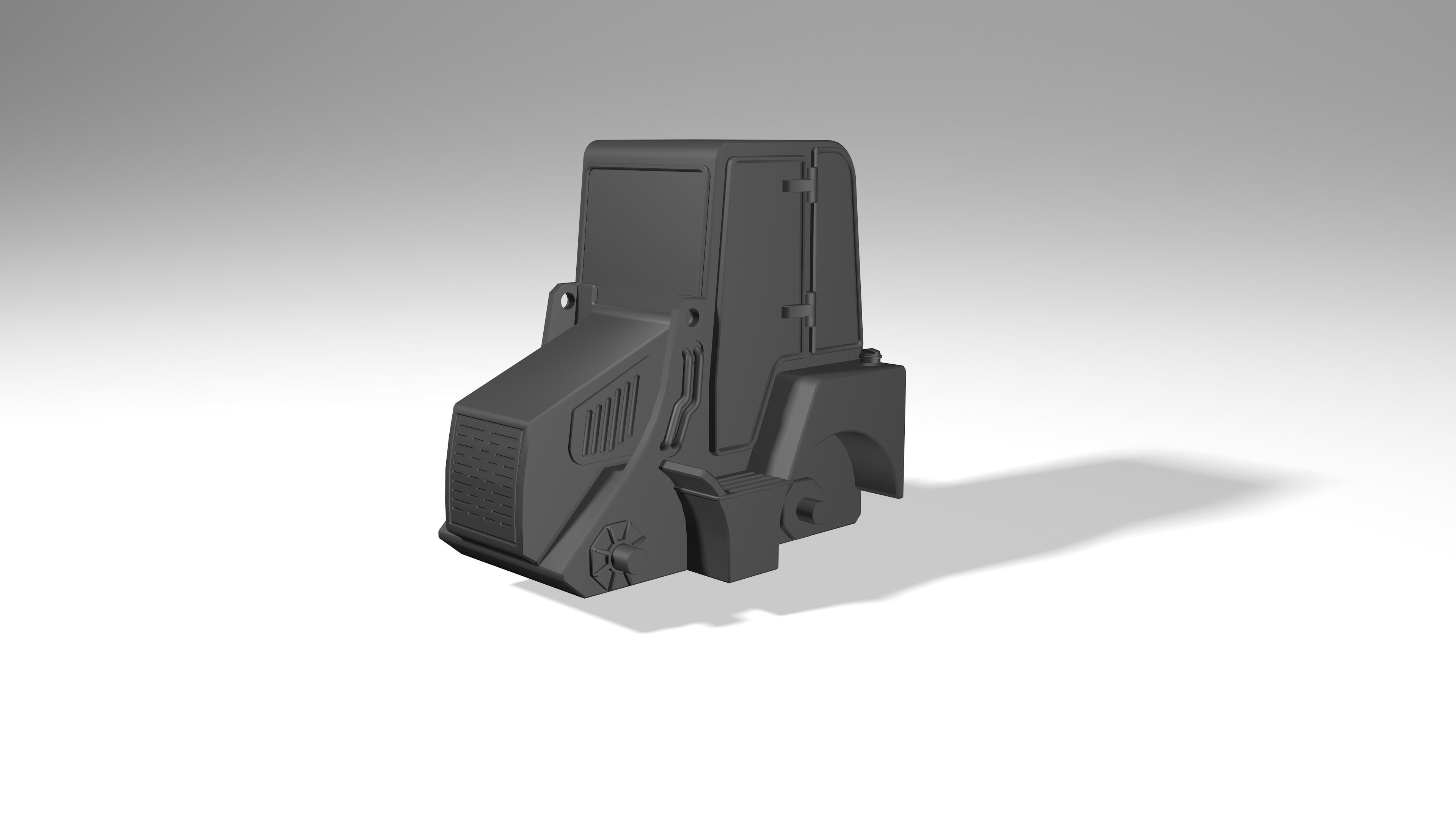 3d model tractor JCB-1CX  ver2 Low-poly 3D model_16