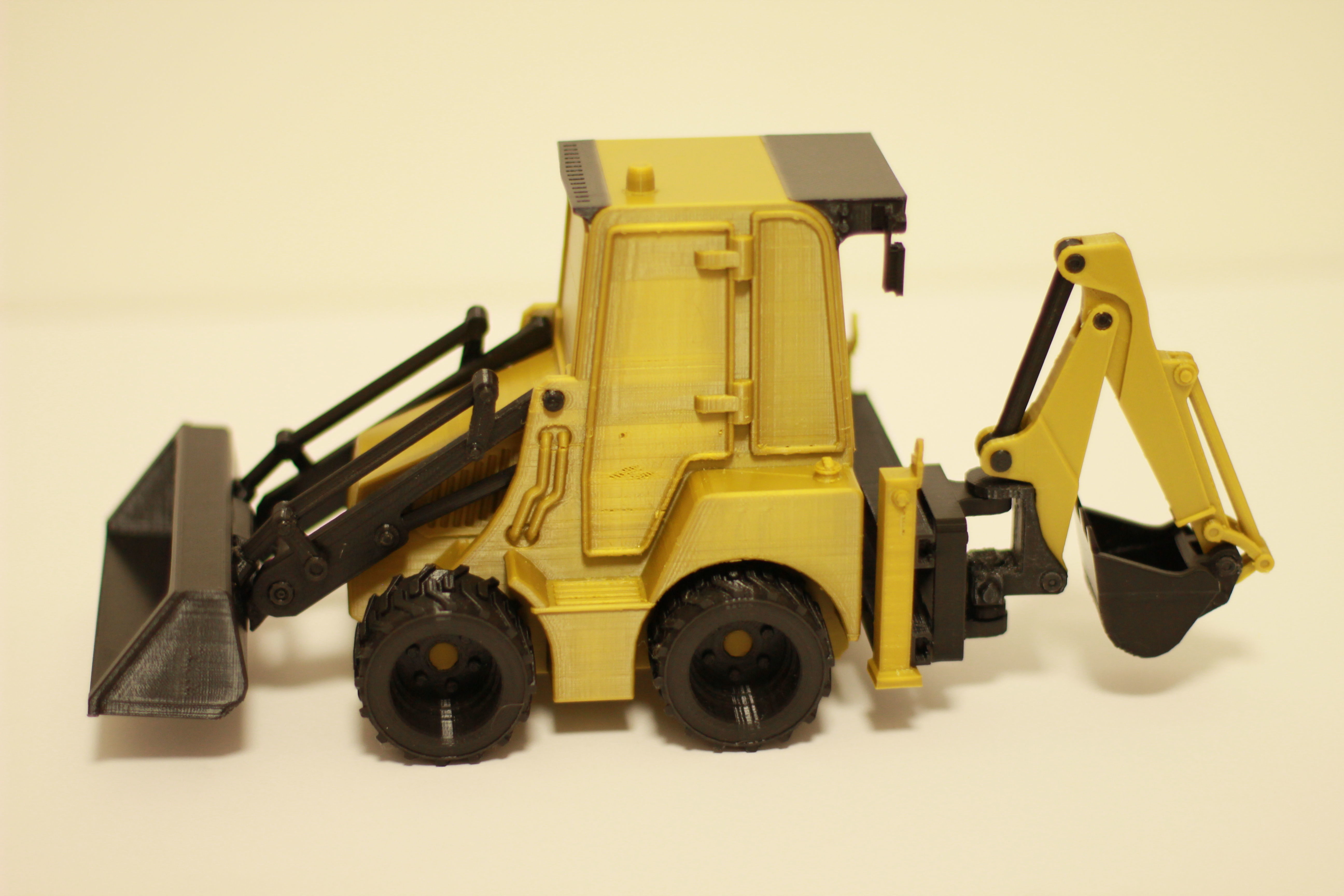 3d model tractor JCB-1CX  ver2 Low-poly 3D model_26