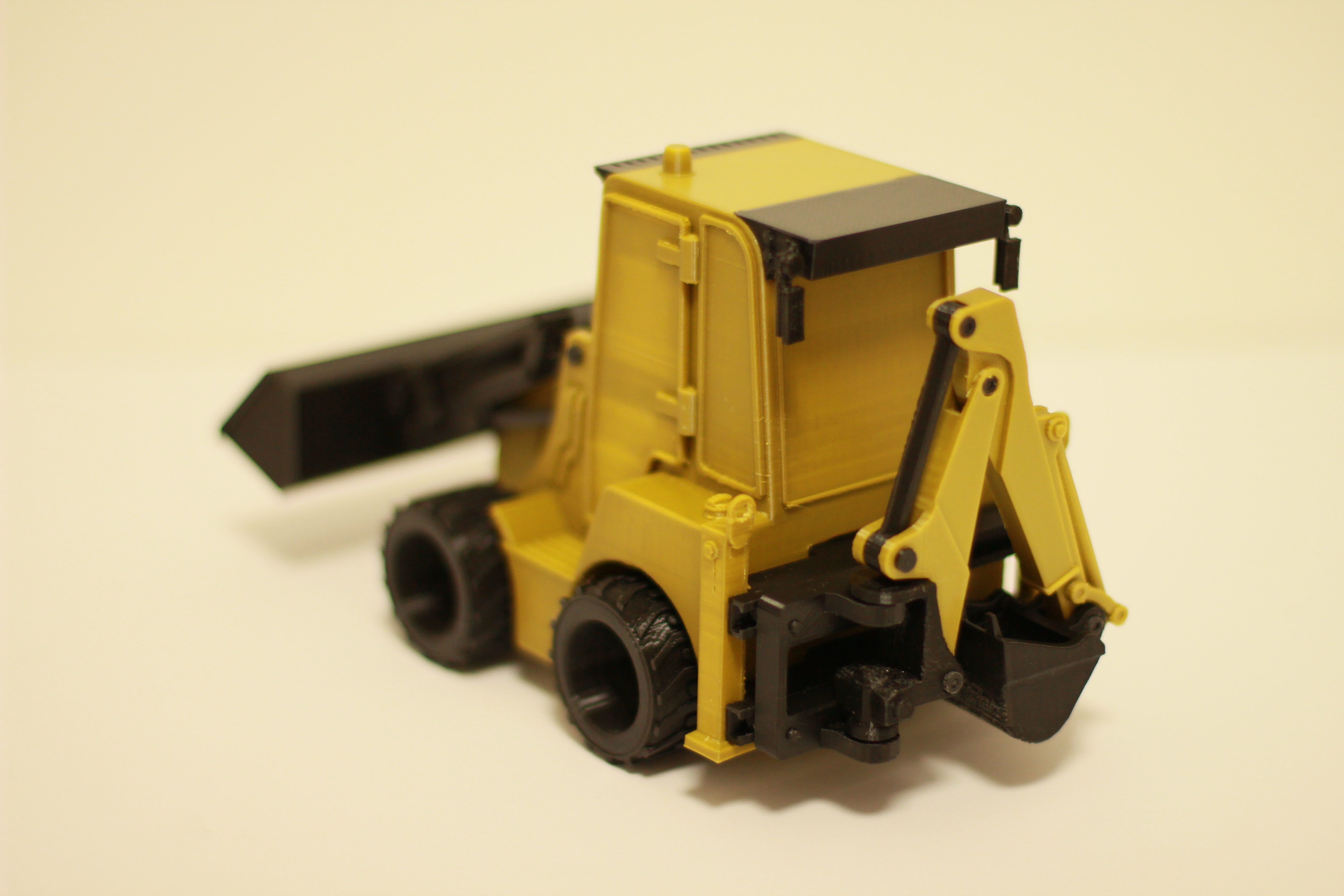 3d model tractor JCB-1CX  ver2 Low-poly 3D model_25