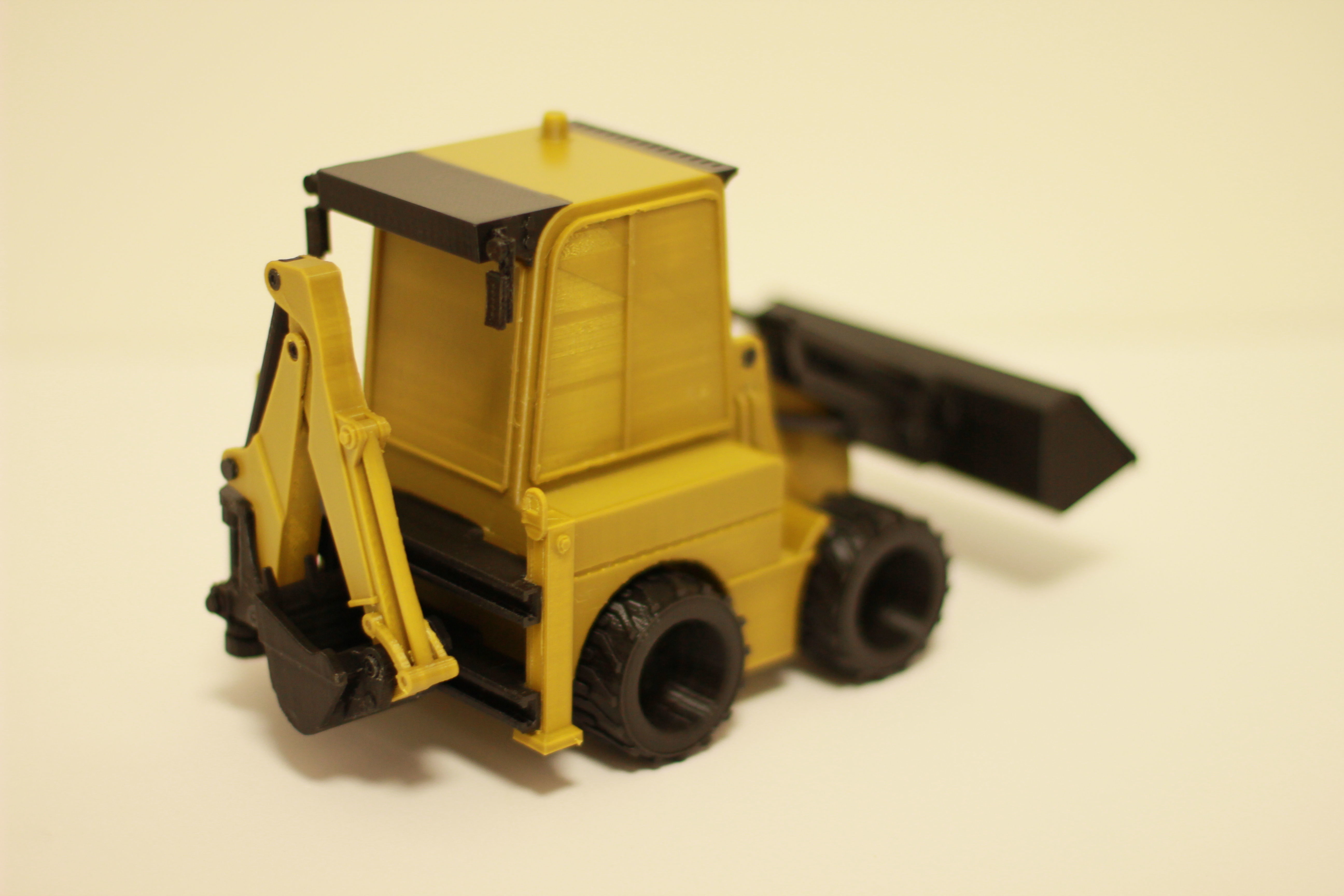 3d model tractor JCB-1CX  ver2 Low-poly 3D model_24