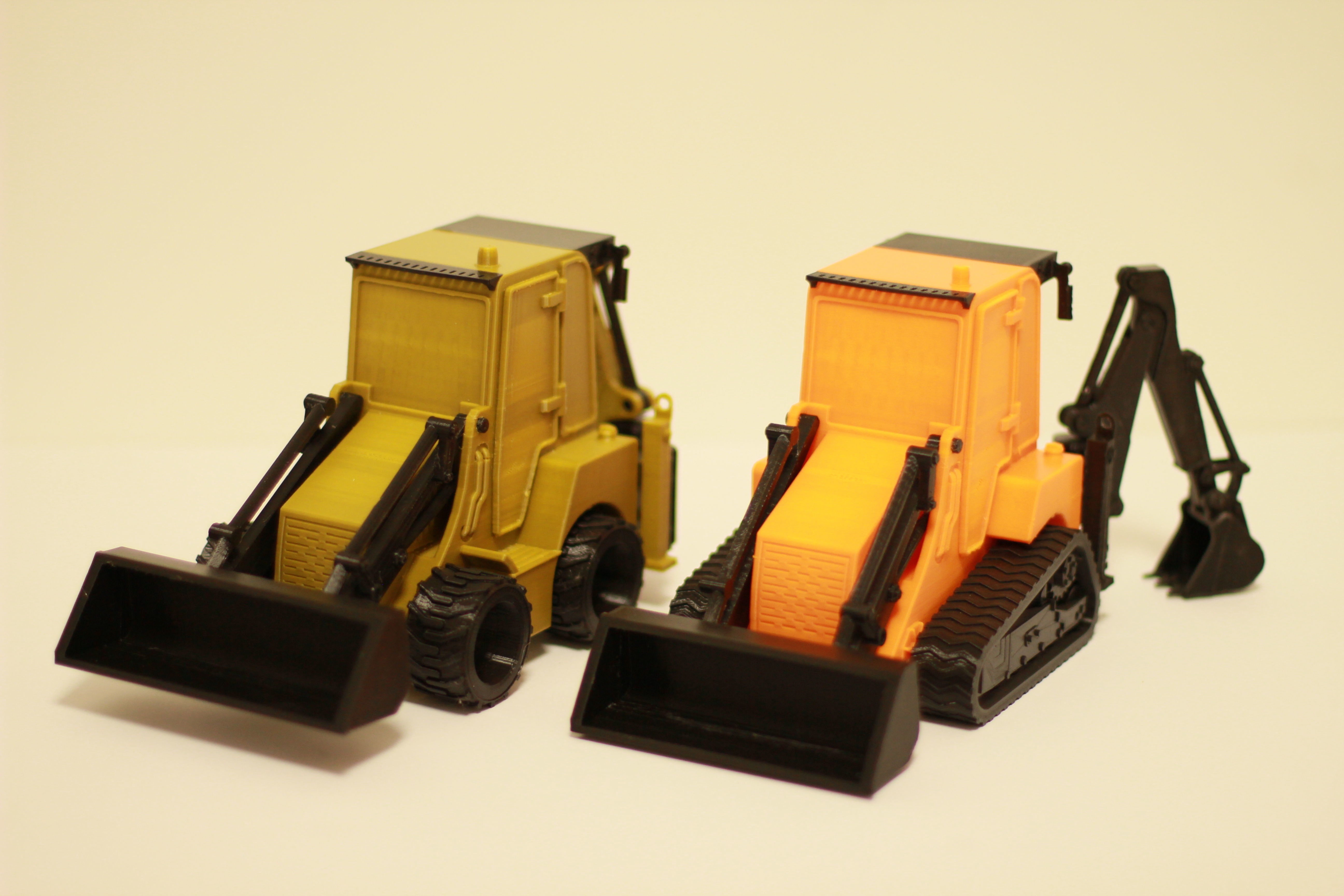 3d model tractor JCB-1CX  ver2 Low-poly 3D model_27