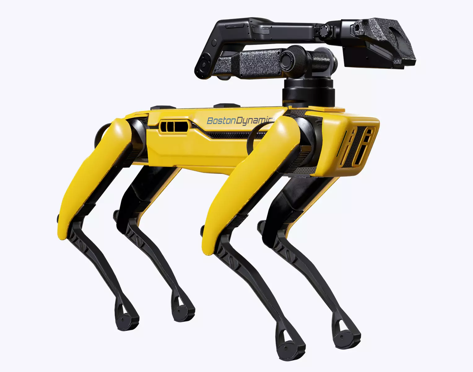 Spot Robot Boston Dynamics 2021 With Arm Low-poly 3D model_0