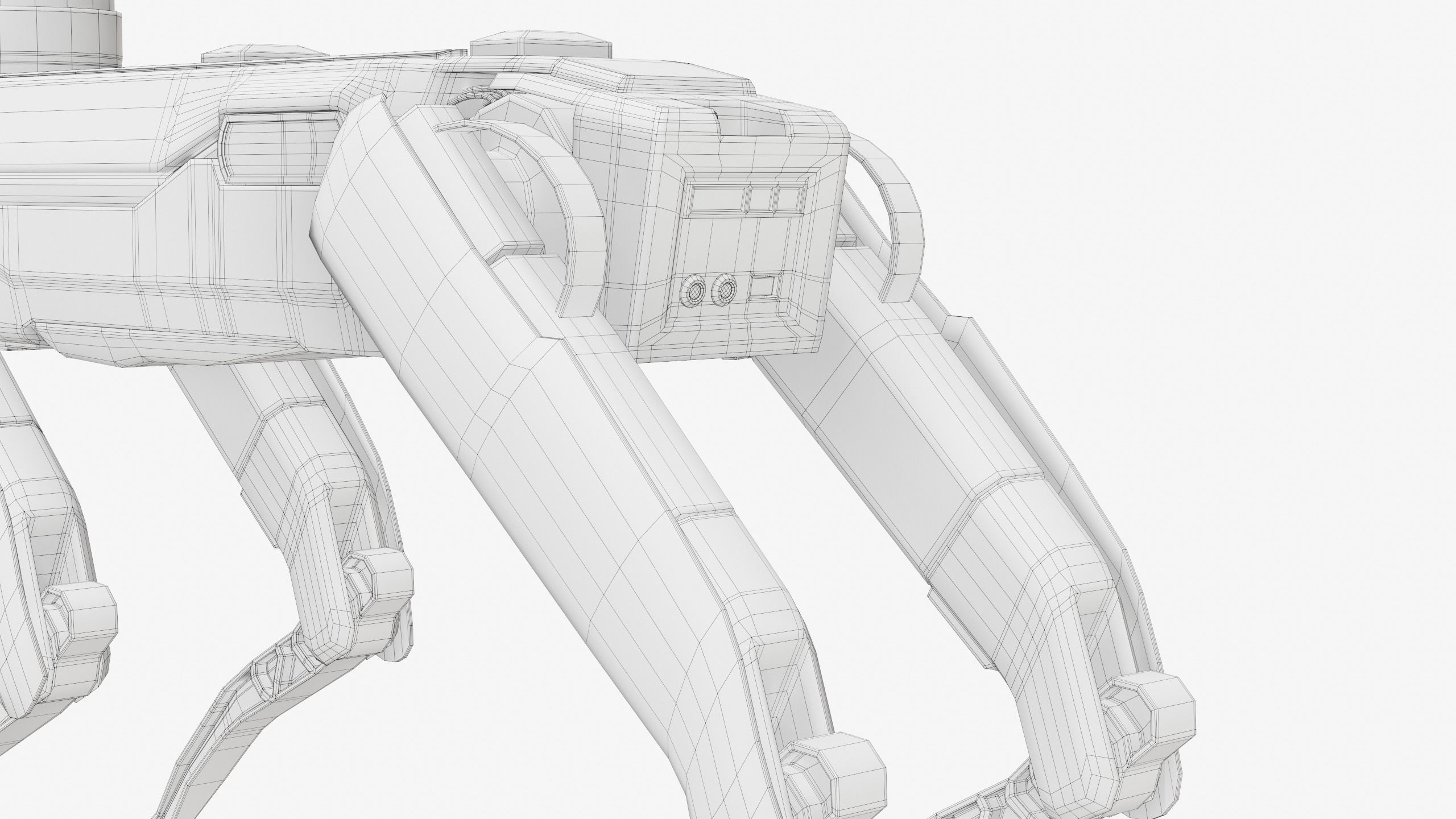 Spot Robot Boston Dynamics 2021 With Arm Low-poly 3D model_24