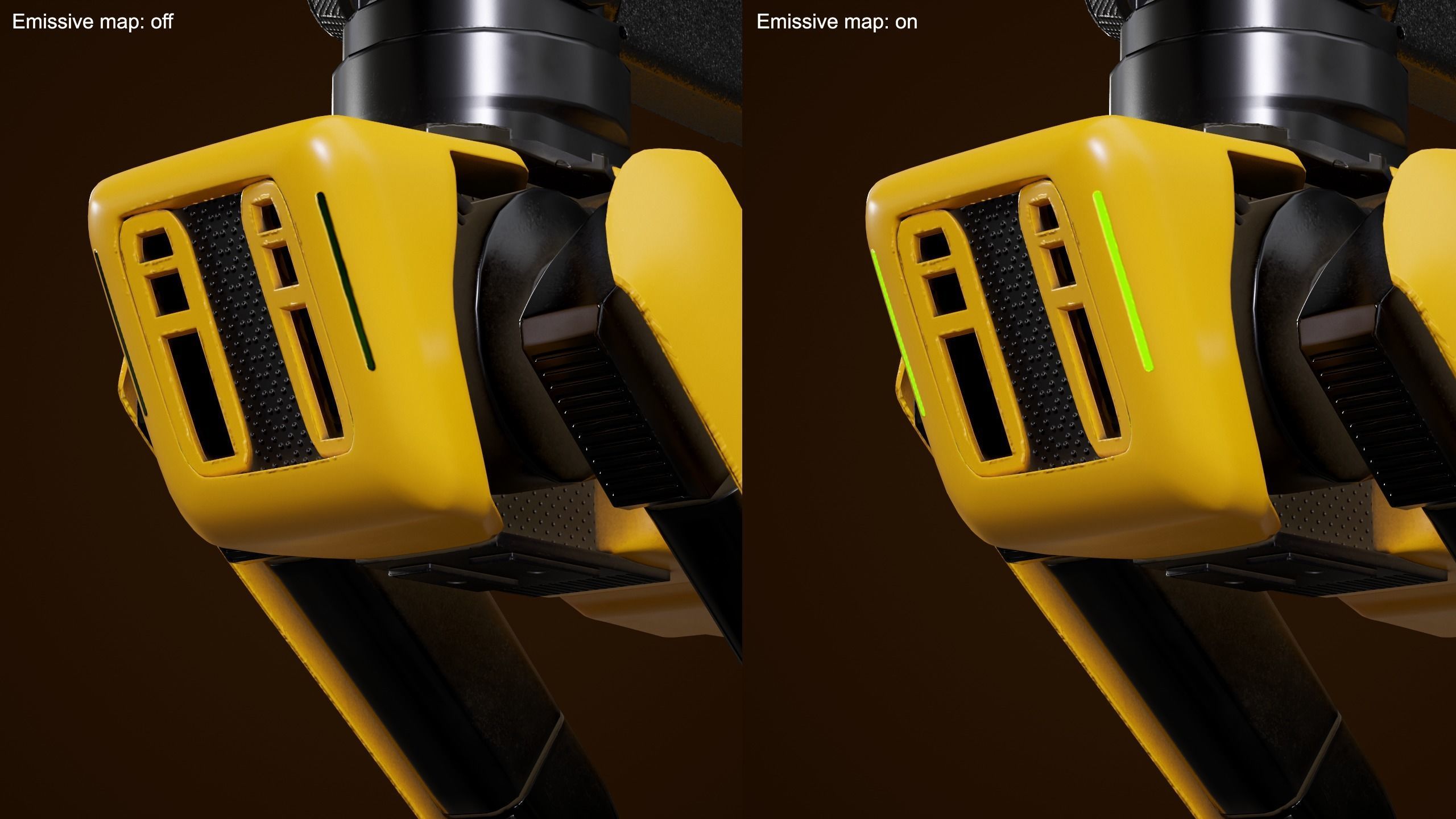 Spot Robot Boston Dynamics 2021 With Arm Low-poly 3D model_12