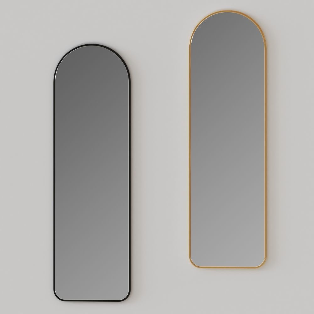 Metal Framed Full Length Mirror by Pottery Barn 3D model_1
