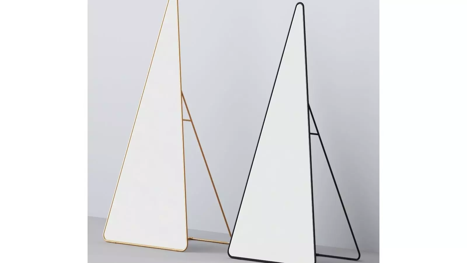 Triangle Standing Mirror by Urban Outfitters 3D model