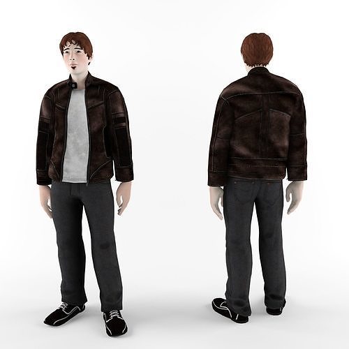 3d scan man Free 3D model