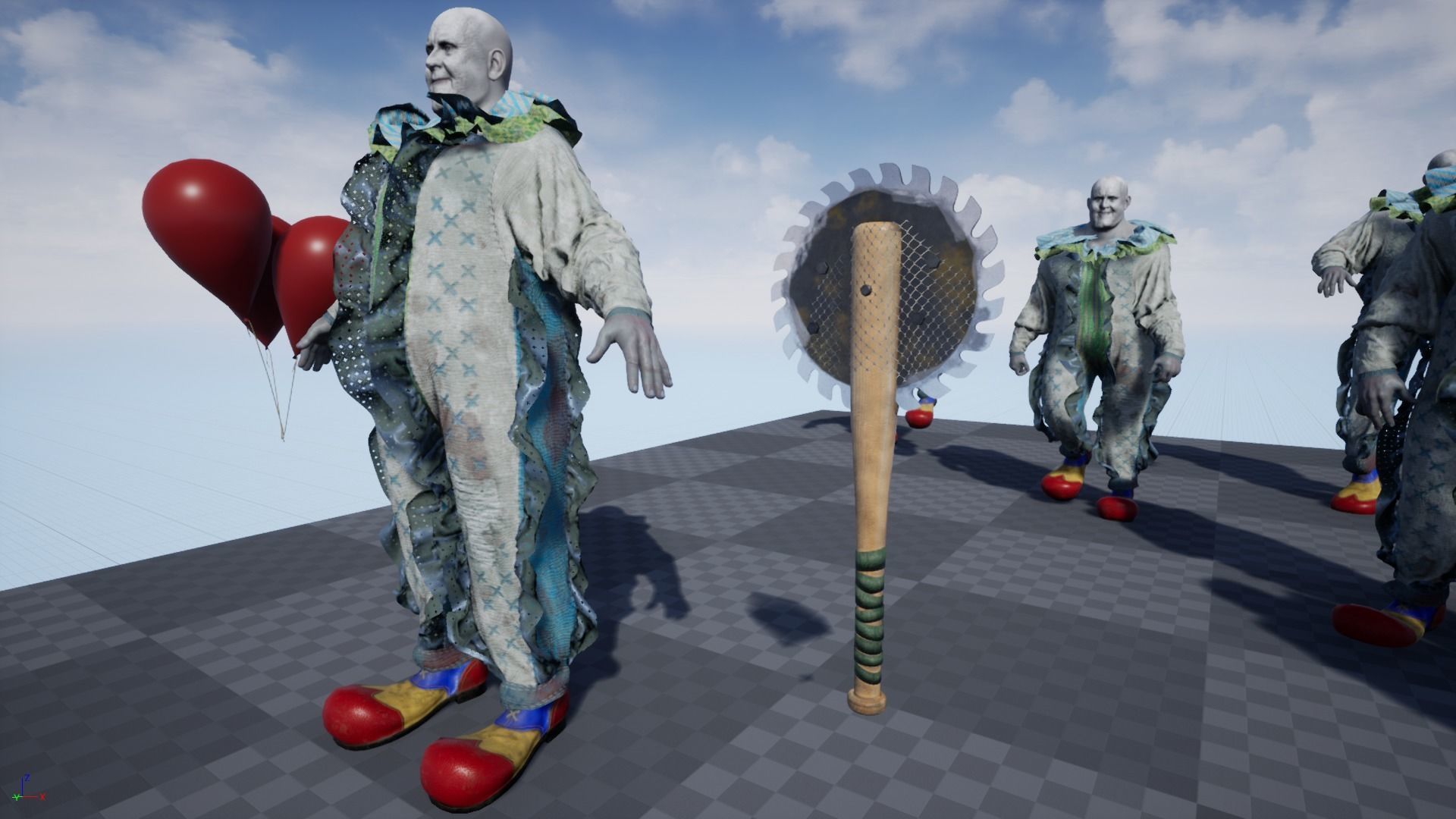 Clown Man - Game Ready Low-poly 3D model Low-poly 3D model Low-poly 3D model_13