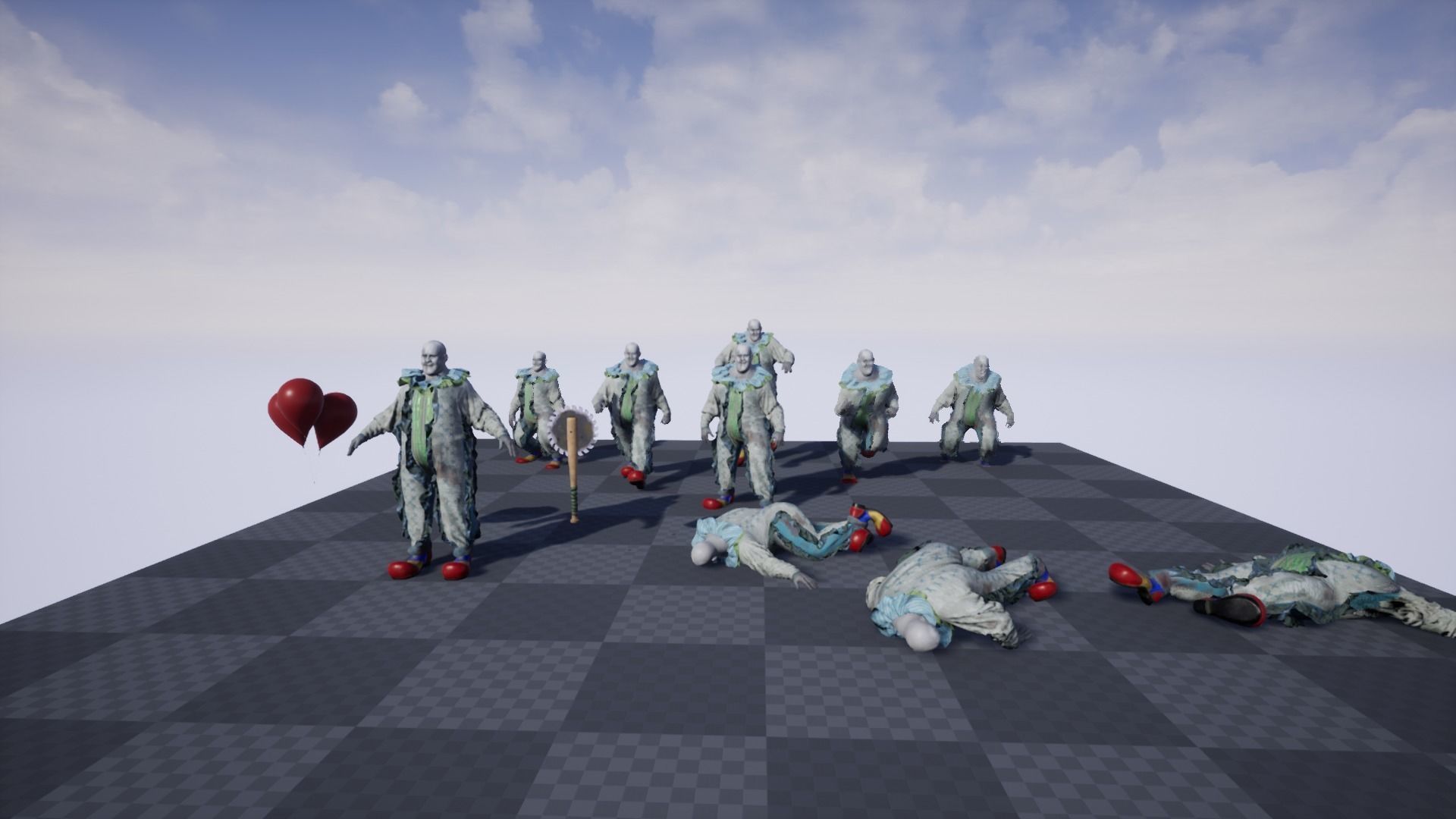 Clown Man - Game Ready Low-poly 3D model Low-poly 3D model Low-poly 3D model_11