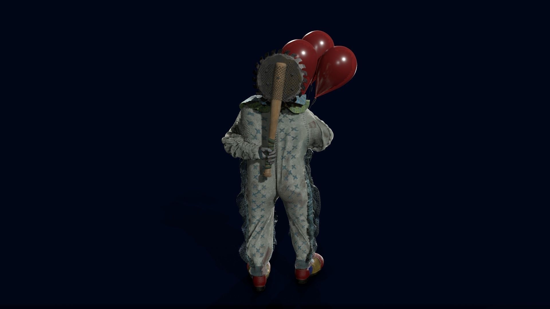 Clown Man - Game Ready Low-poly 3D model Low-poly 3D model Low-poly 3D model_7