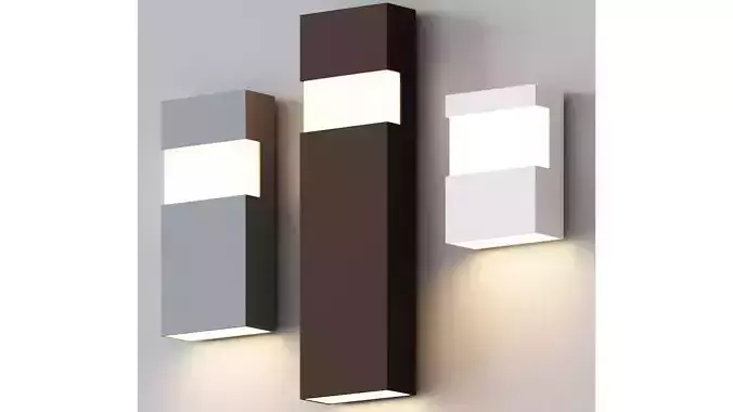 Band Led Indoor Outdoor Wall Sconce by Sonneman Lighting