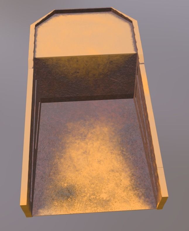 Mining Big Tipper Truck Low-poly 3D model_22