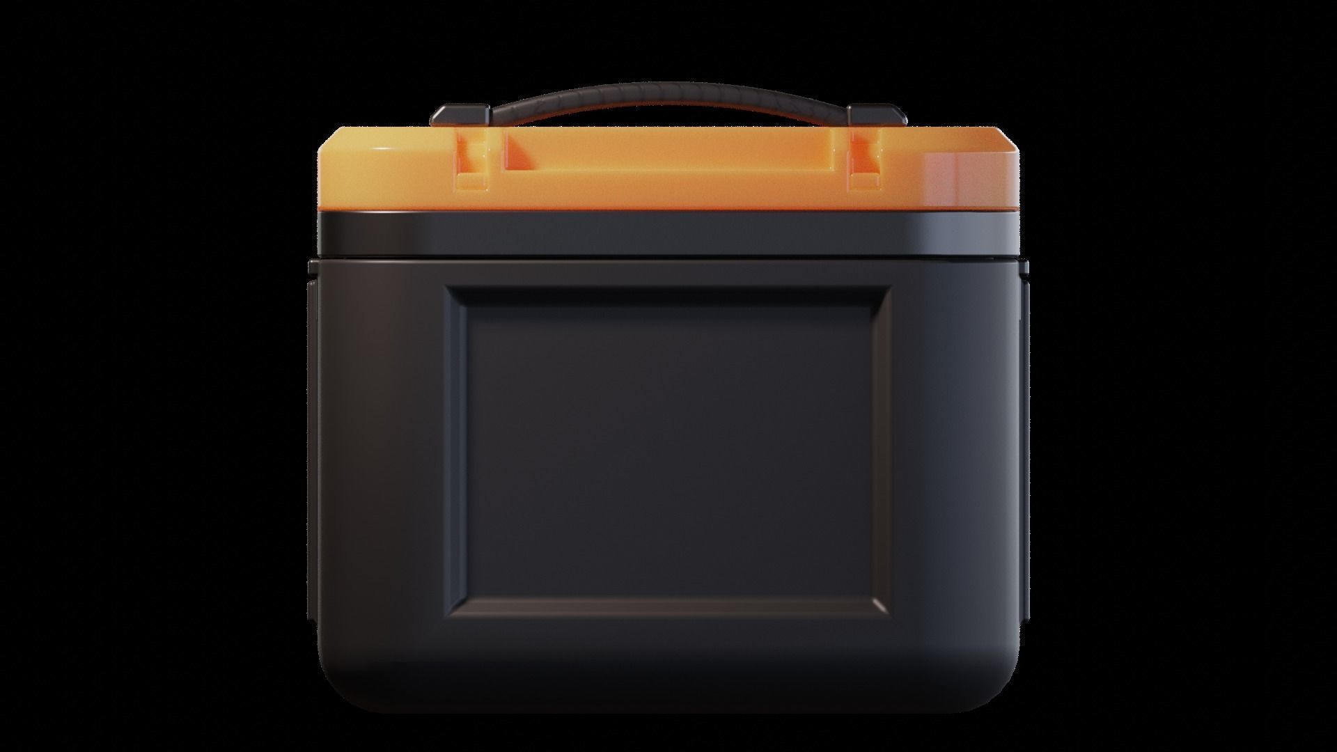 Sci-fi crate Low-poly 3D model_8