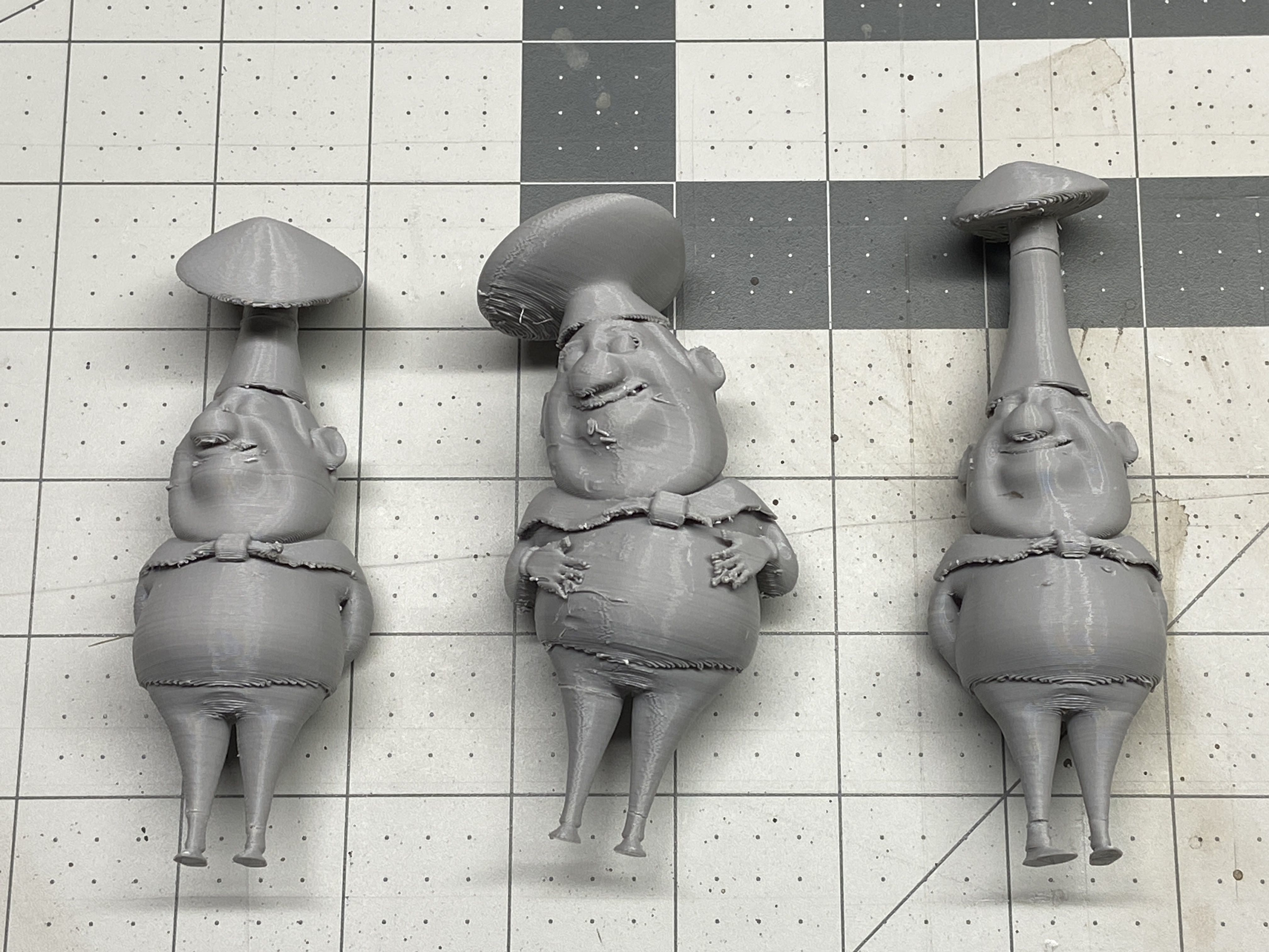 Team of cartoon chefs 3D print model 3D print model_1