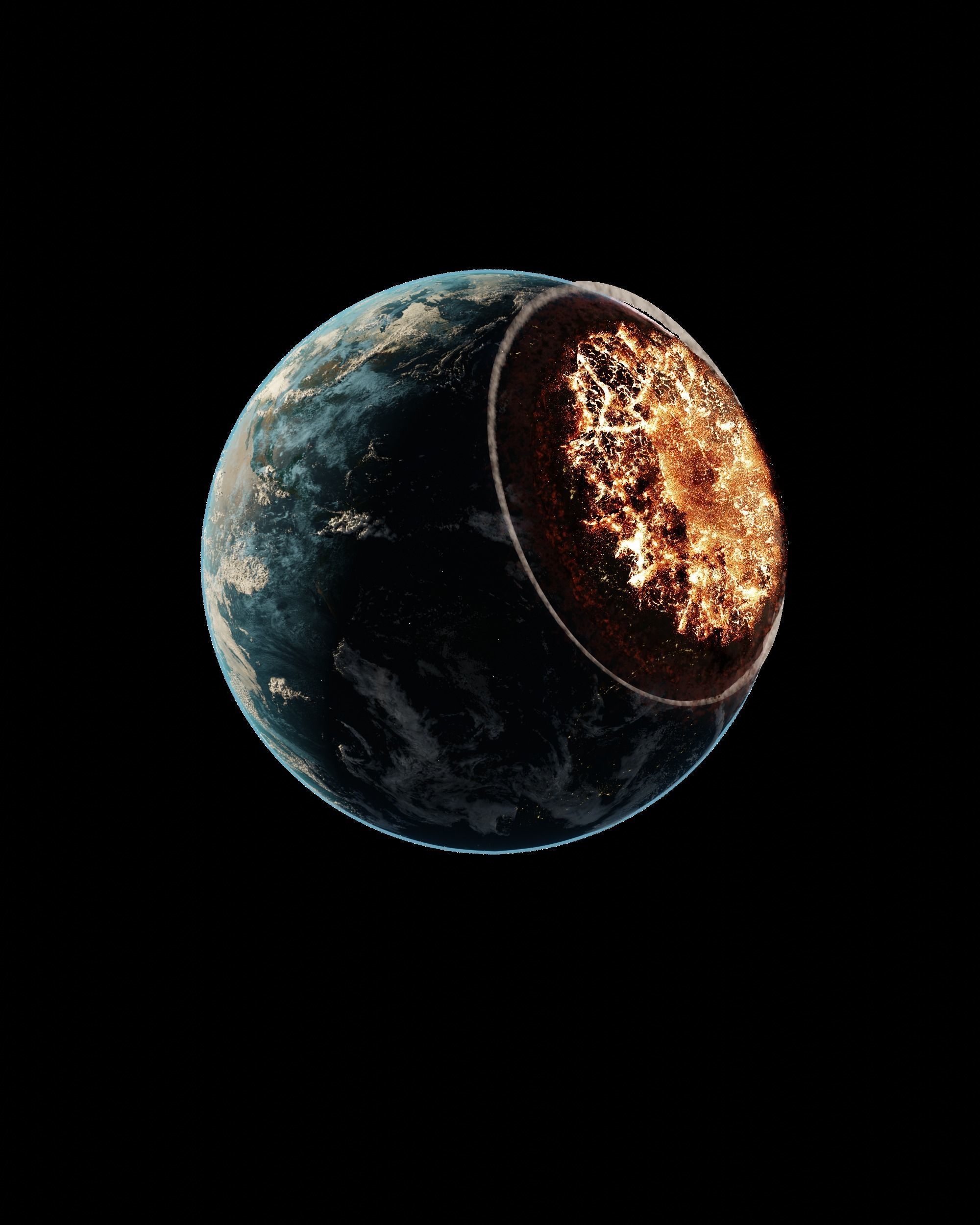 Procedurally Exploding Planets 3D model_9