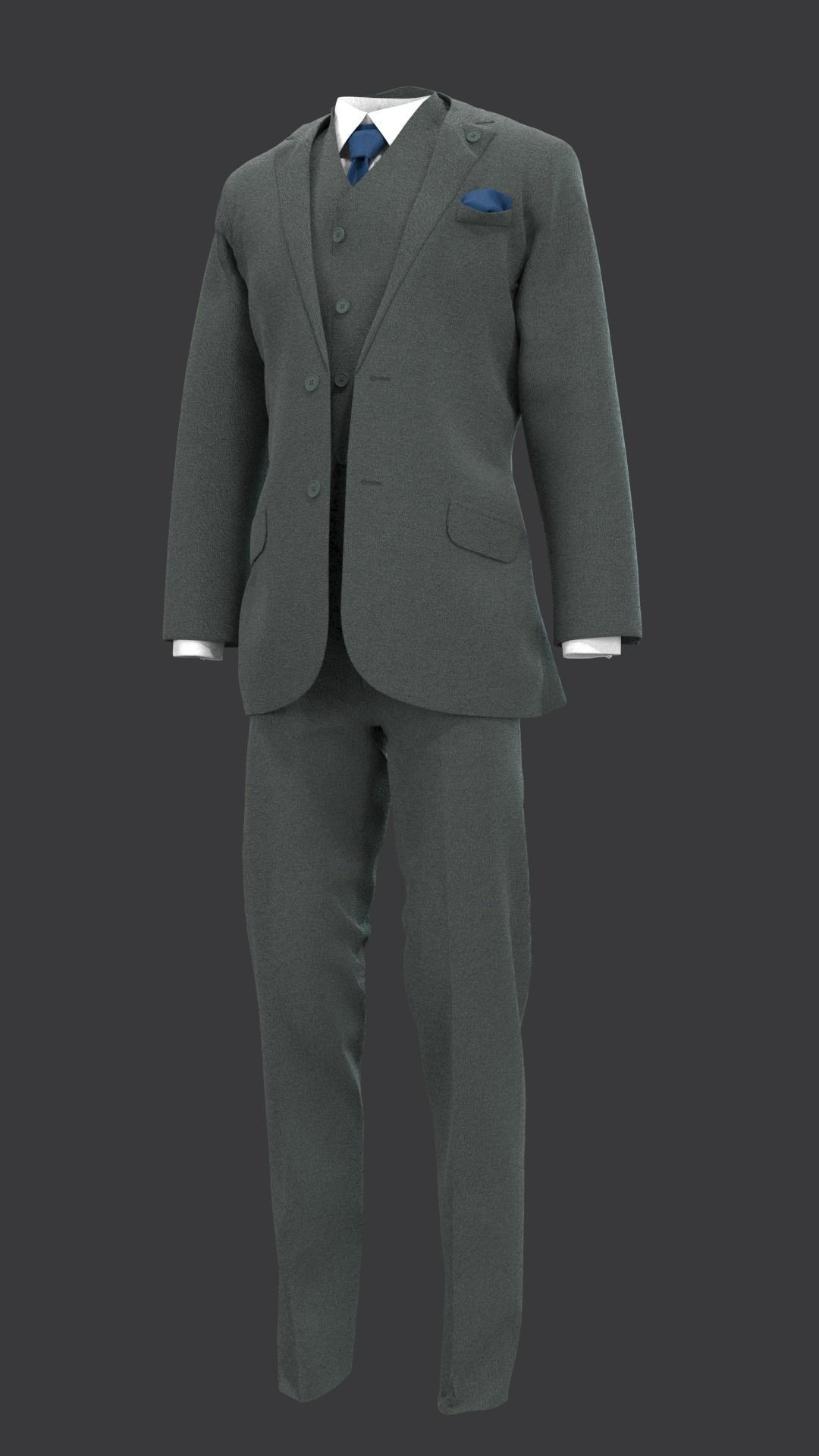 3 Suits And Jackets Models 3D model_11