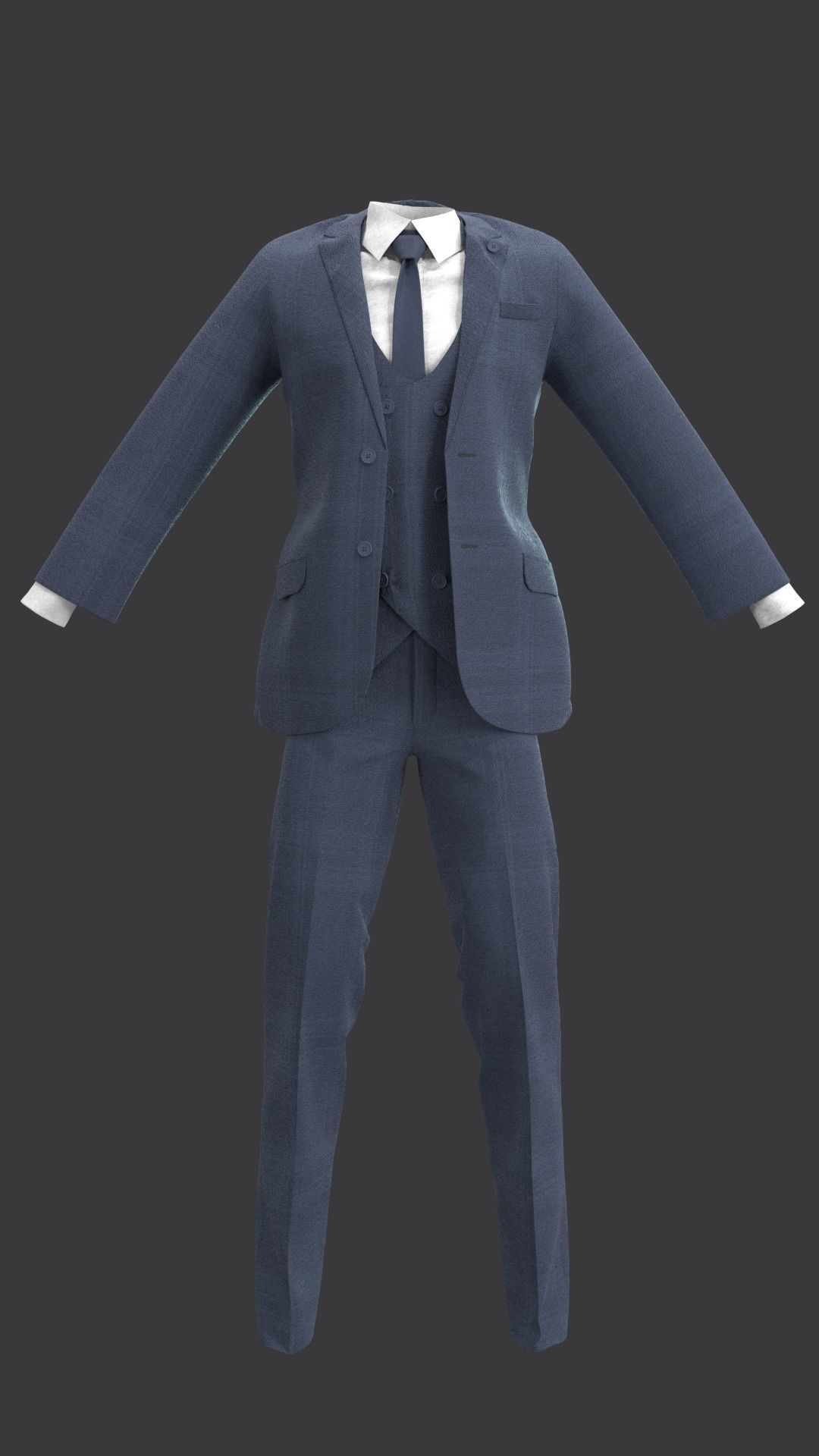 3 Suits And Jackets Models 3D model_15