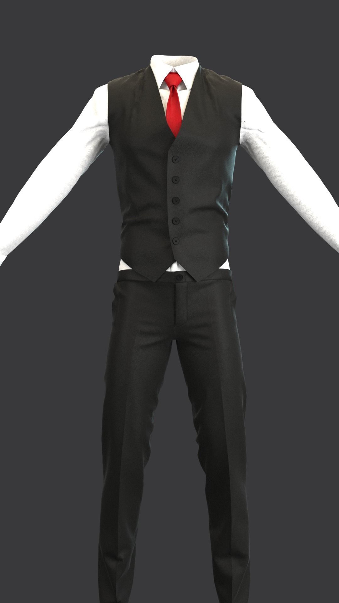 3 Suits And Jackets Models 3D model_6