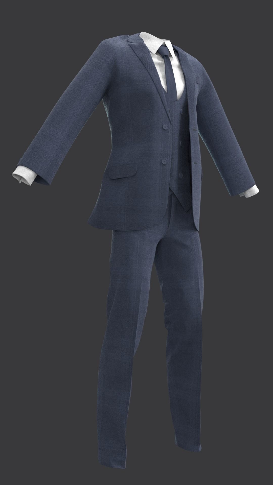 3 Suits And Jackets Models 3D model_13
