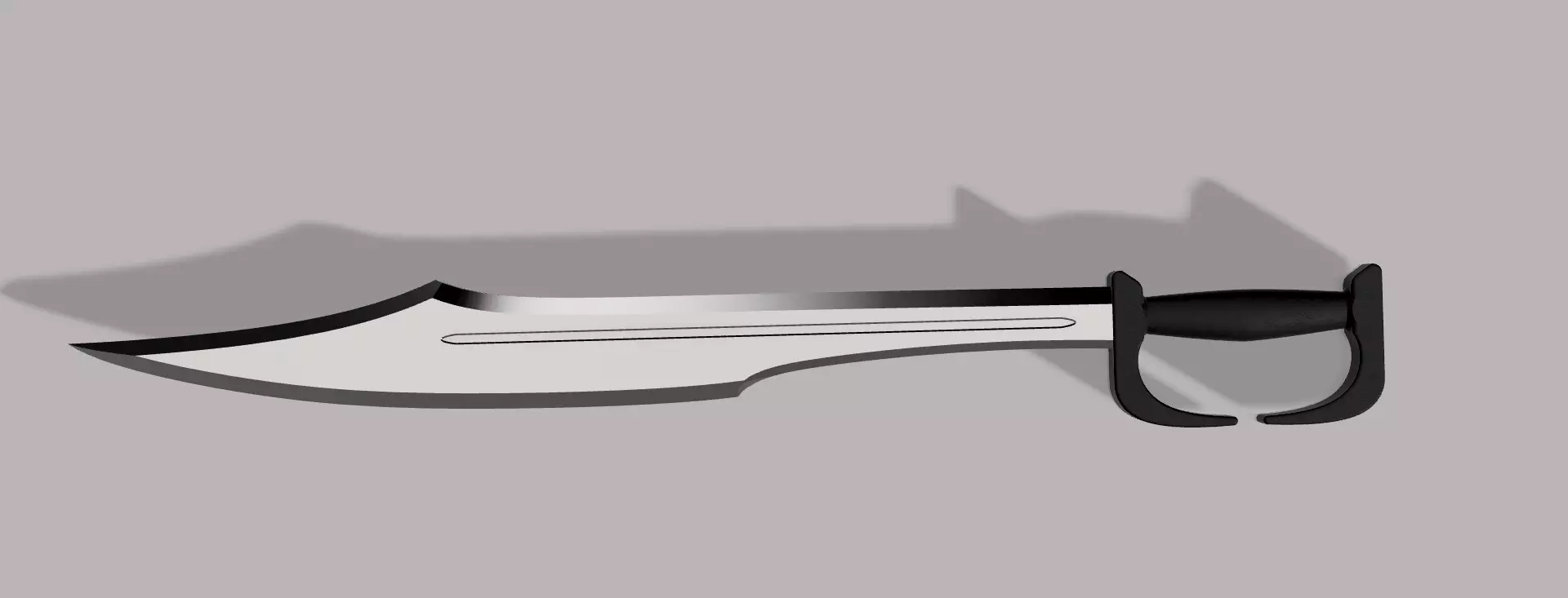 Spartan inspired sword  3D print model_0