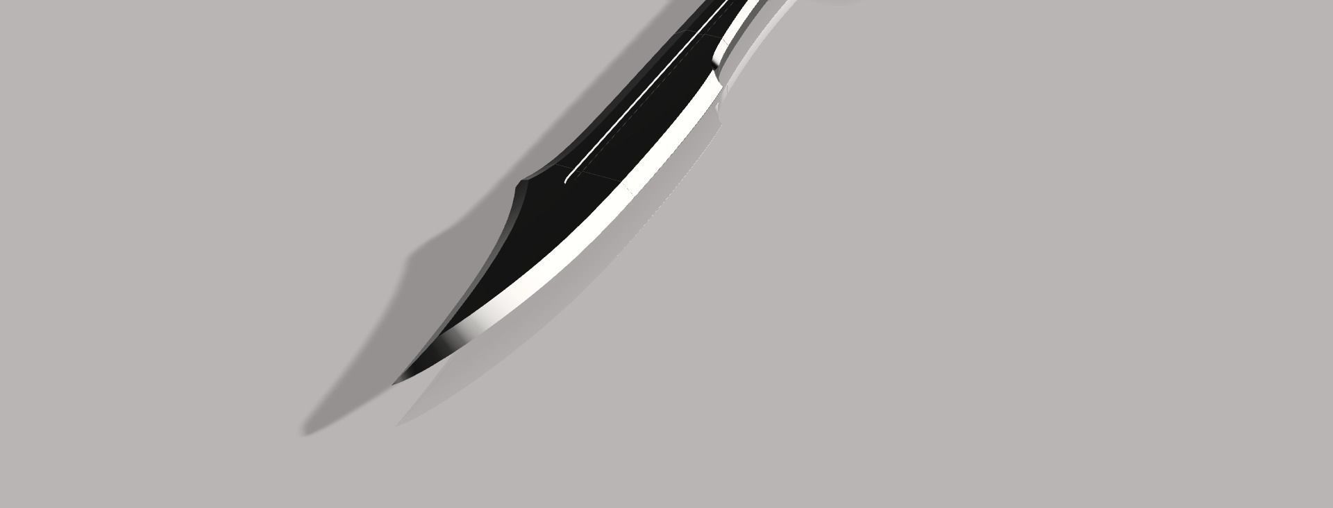 Spartan inspired sword  3D print model_1