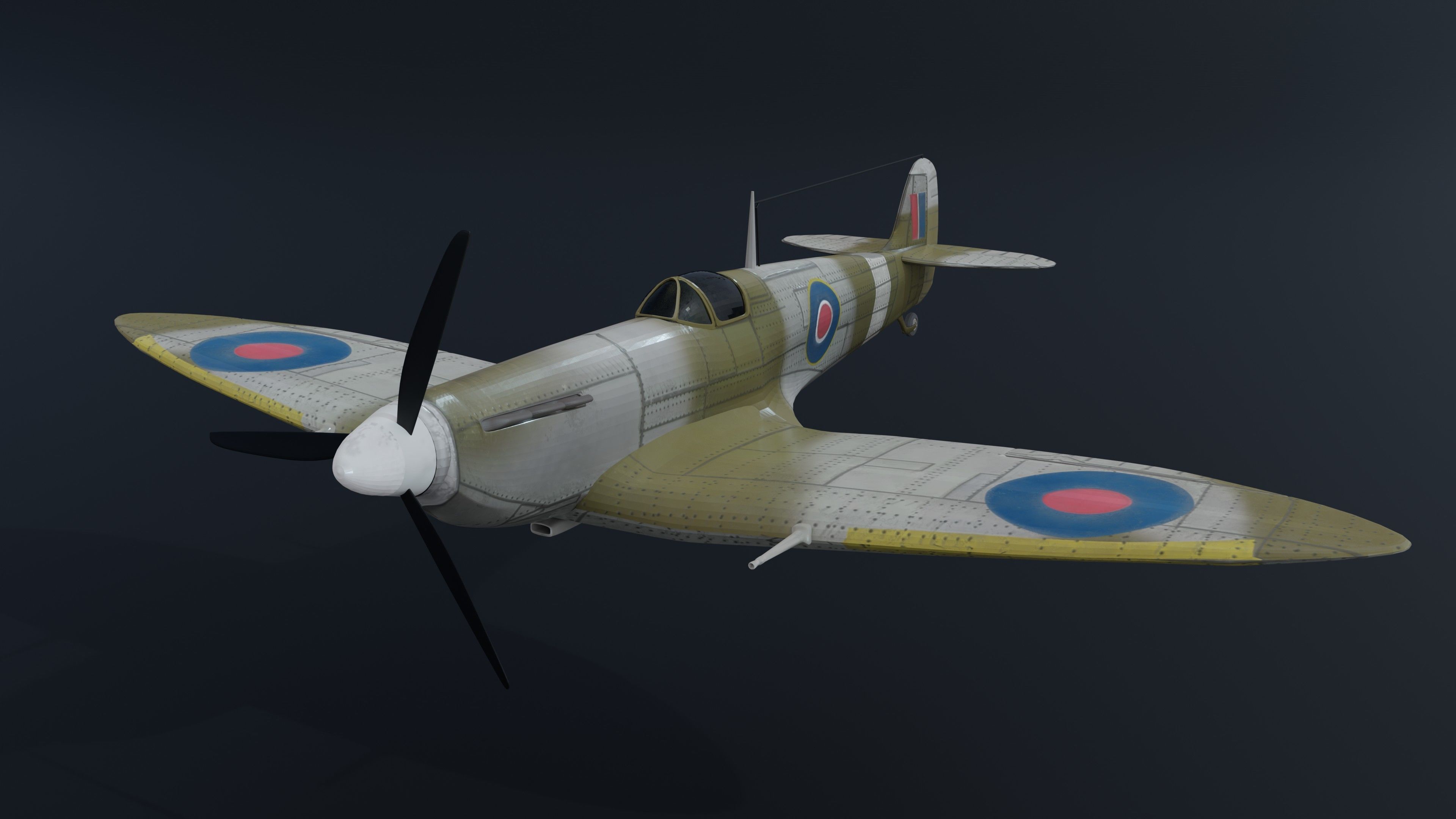 Spitfire 3d model - Blender free 3D model | CGTrader