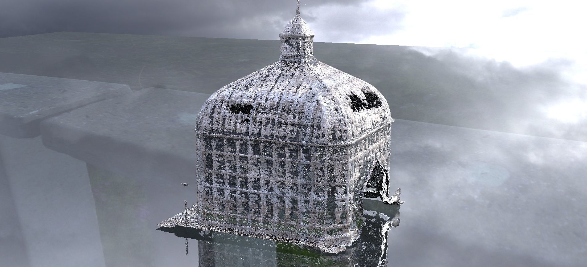 Inns mouth Conservatory building 1 3D model_1