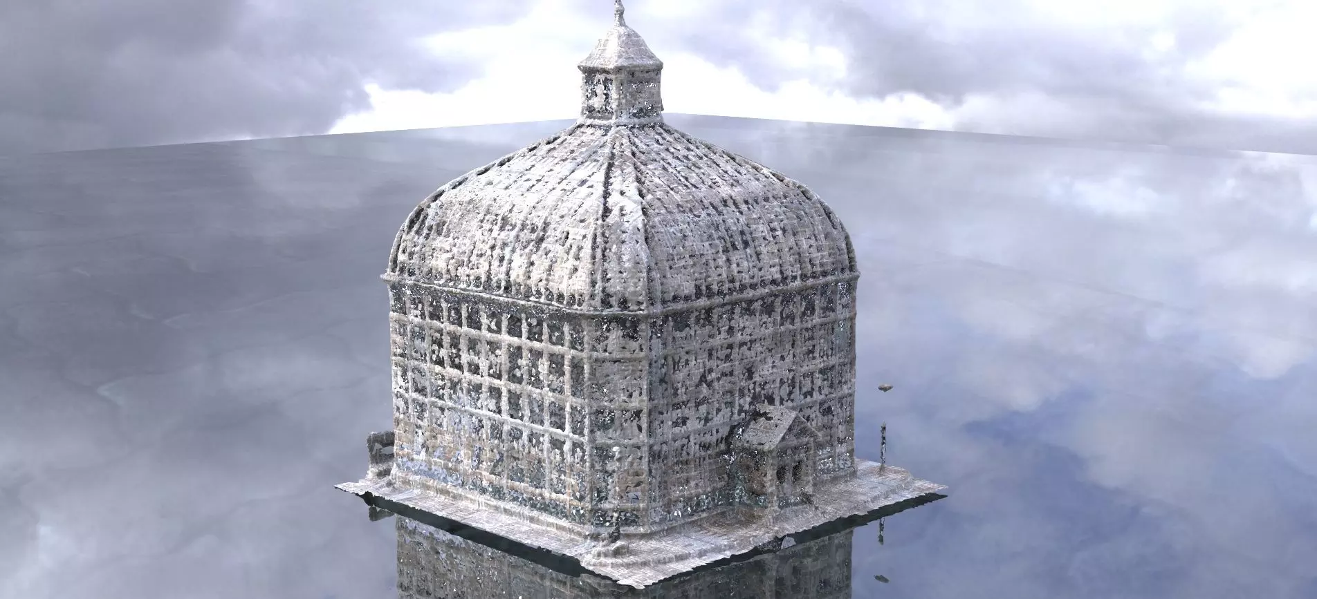 Inns mouth Conservatory building 1 3D model_0