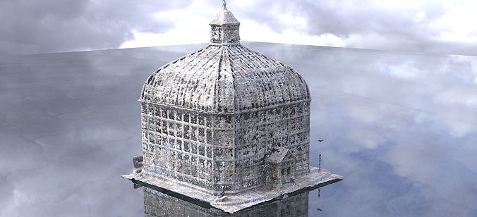 Inns mouth Conservatory building 1 3D model