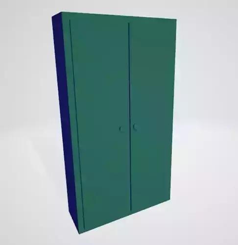 1 18 Scale Diorama Garage Cabinet - Doors not open