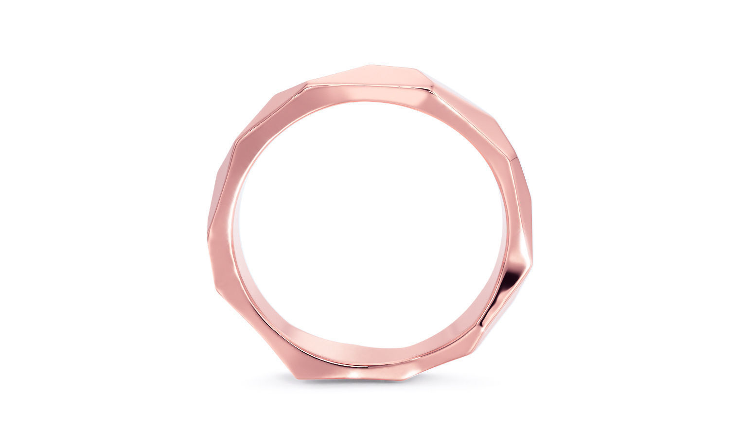 geometric gold ring 3D print model_13