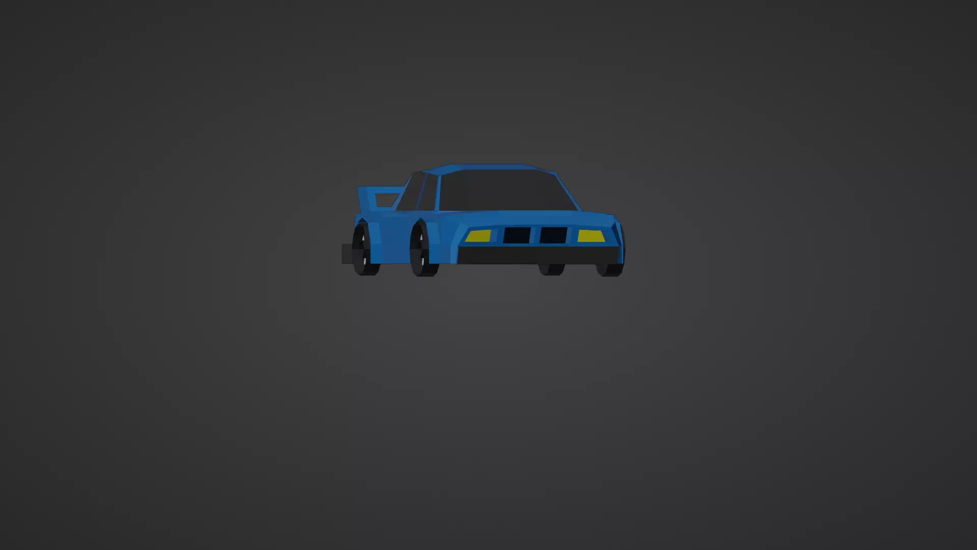 Low Poly Racing Car with a Perfect Topology Free low-poly 3D model