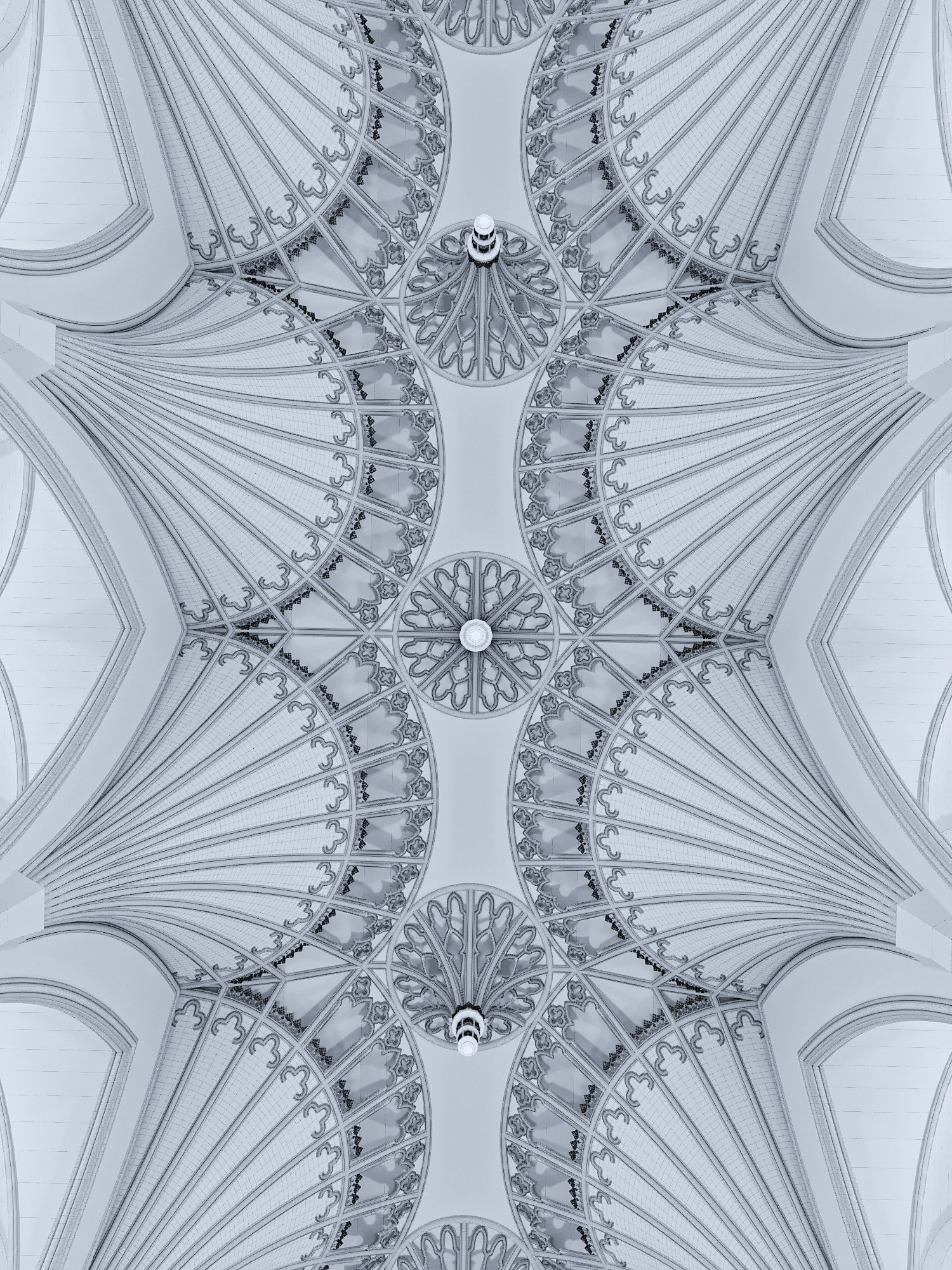 Gothic hall 3D model_13