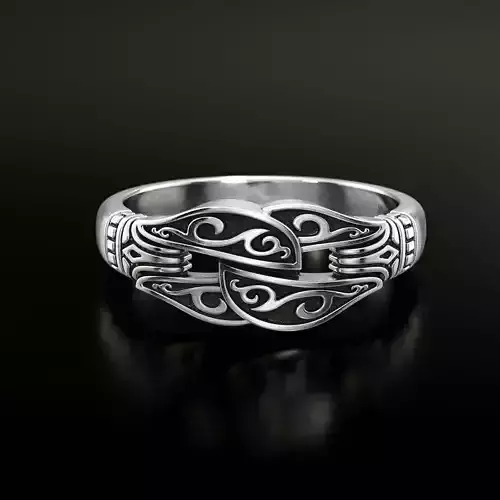 cuban chain gold ring