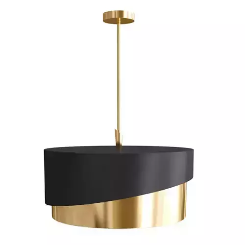 VELENA gold pendant light 3D model