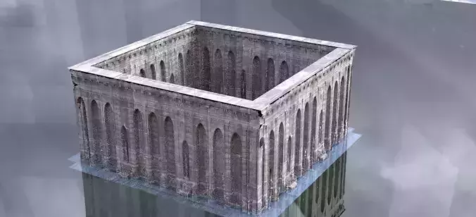 Mansion house Horror Hallway wall taller