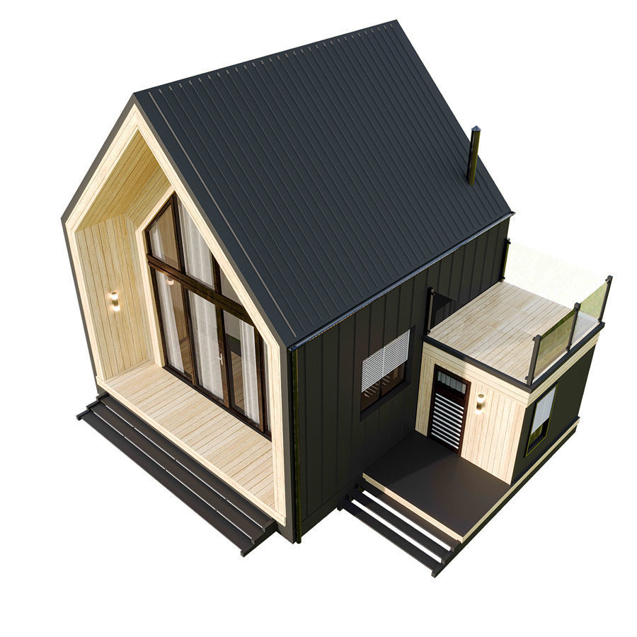 modren house 02 3D model_1