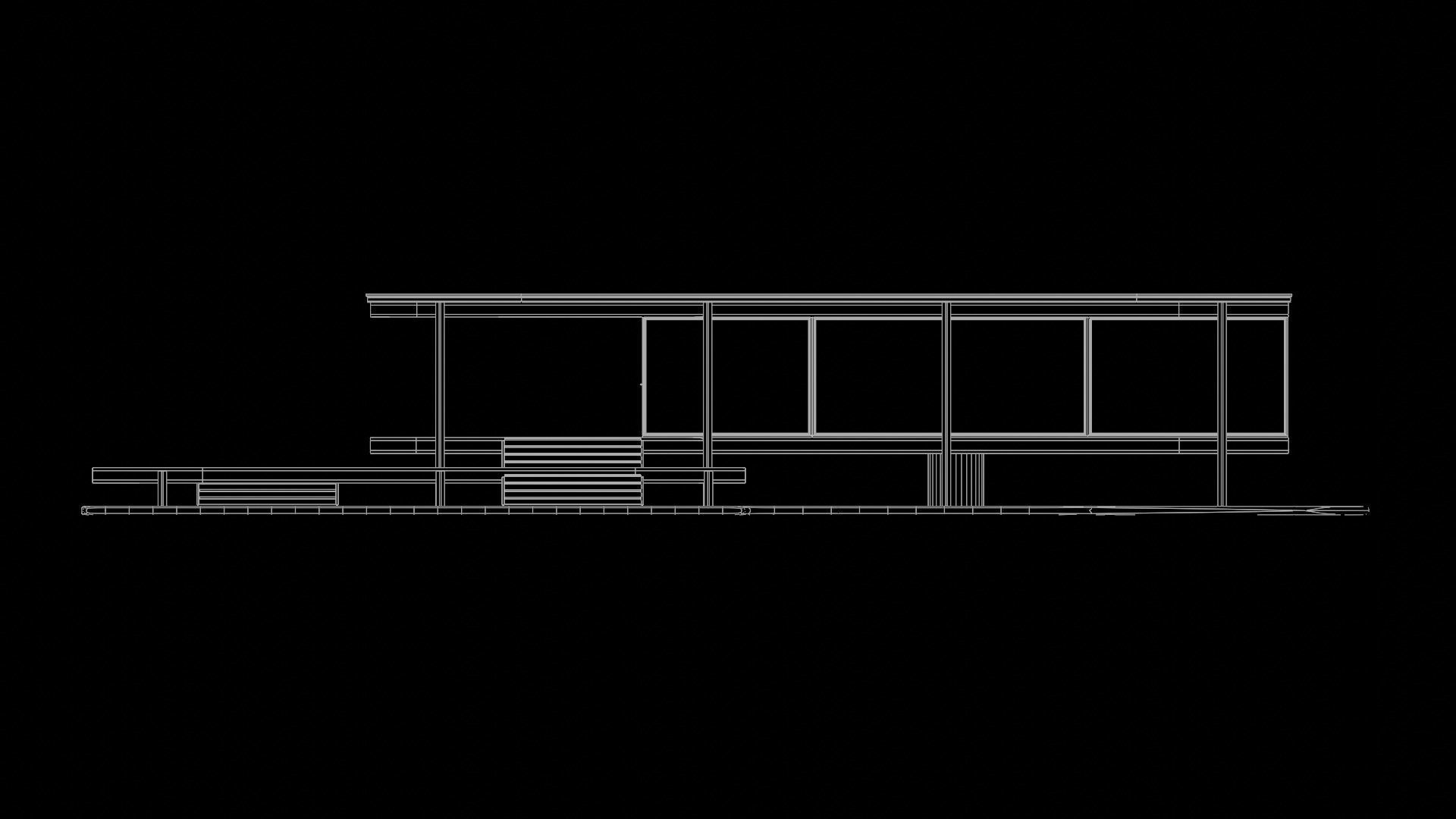 Farnsworth House 3D model_3