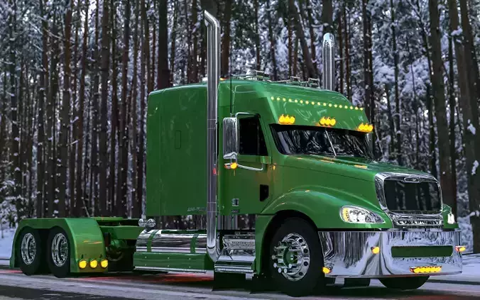 Freightliner Columbia Custom JD 3D model