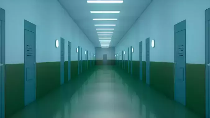 Squid Game Appartment Corridor