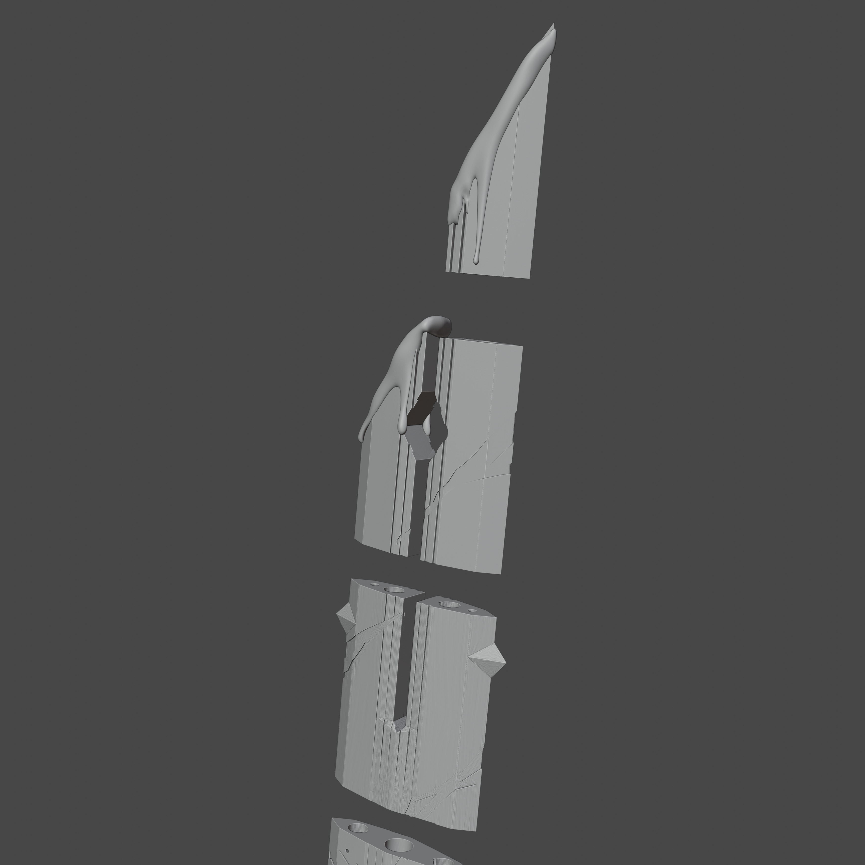 Wolfs Gravestone Sword - Diluc Cosplay - Genshin Impact Cosplay 3D print model_6