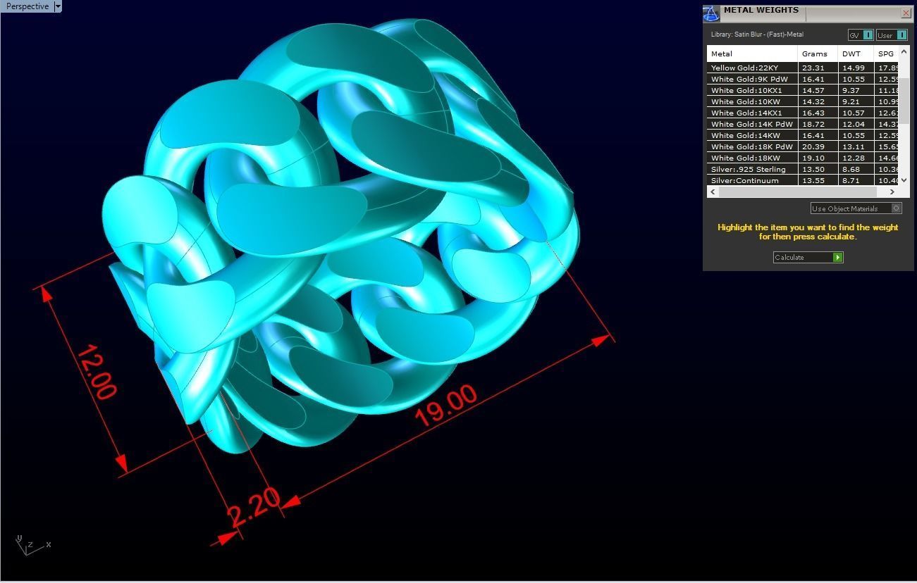 Chain ring - Miami Cuban ring - Link ring - Size 09 3D print model_9