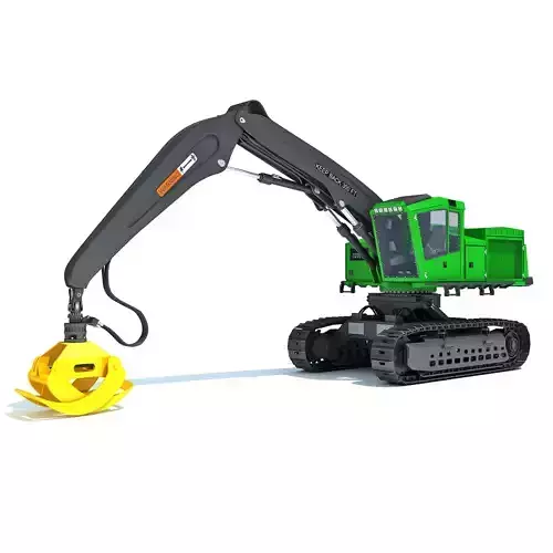 Forestry Harvester 3D model