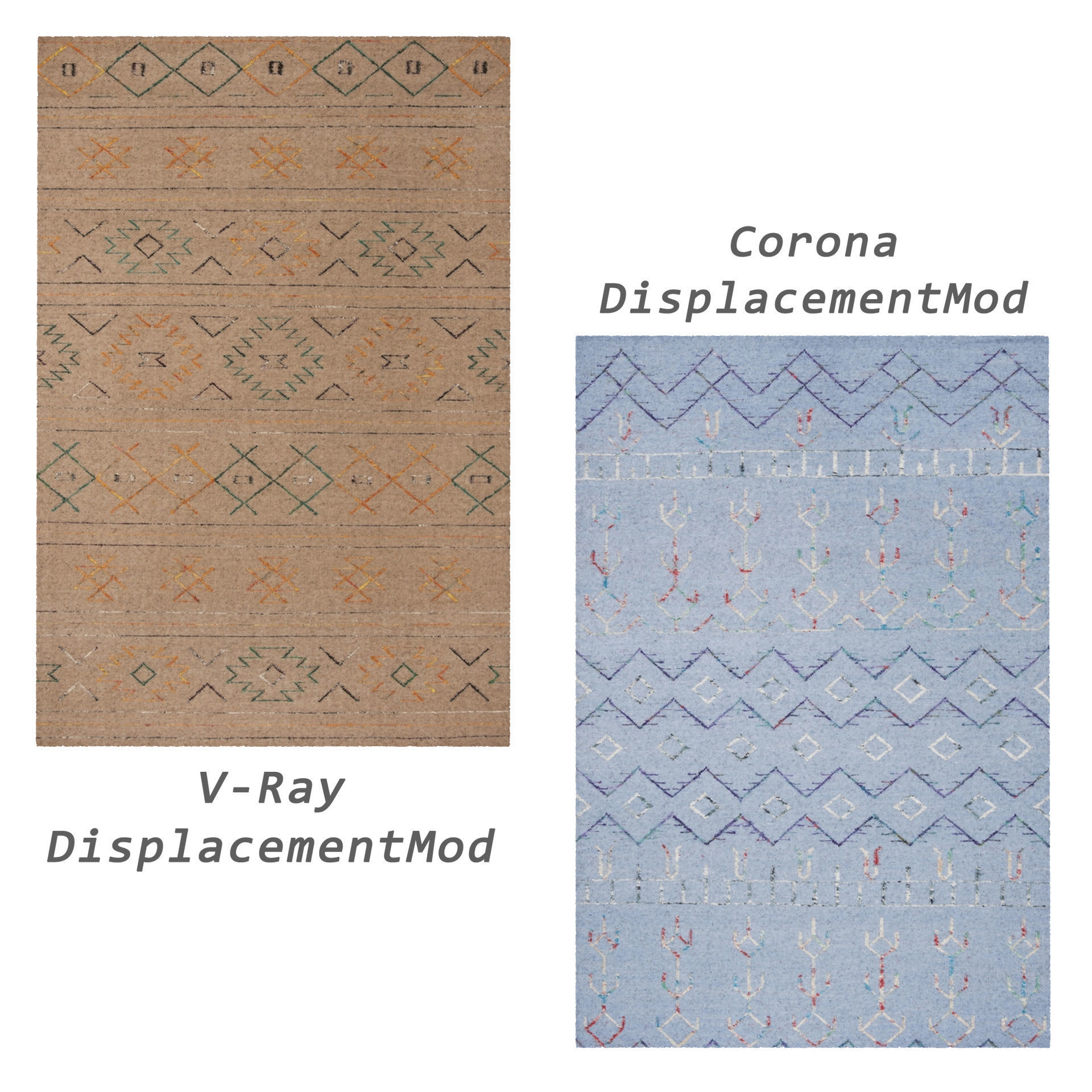 Rugs No 395 Low-poly 3D model_2