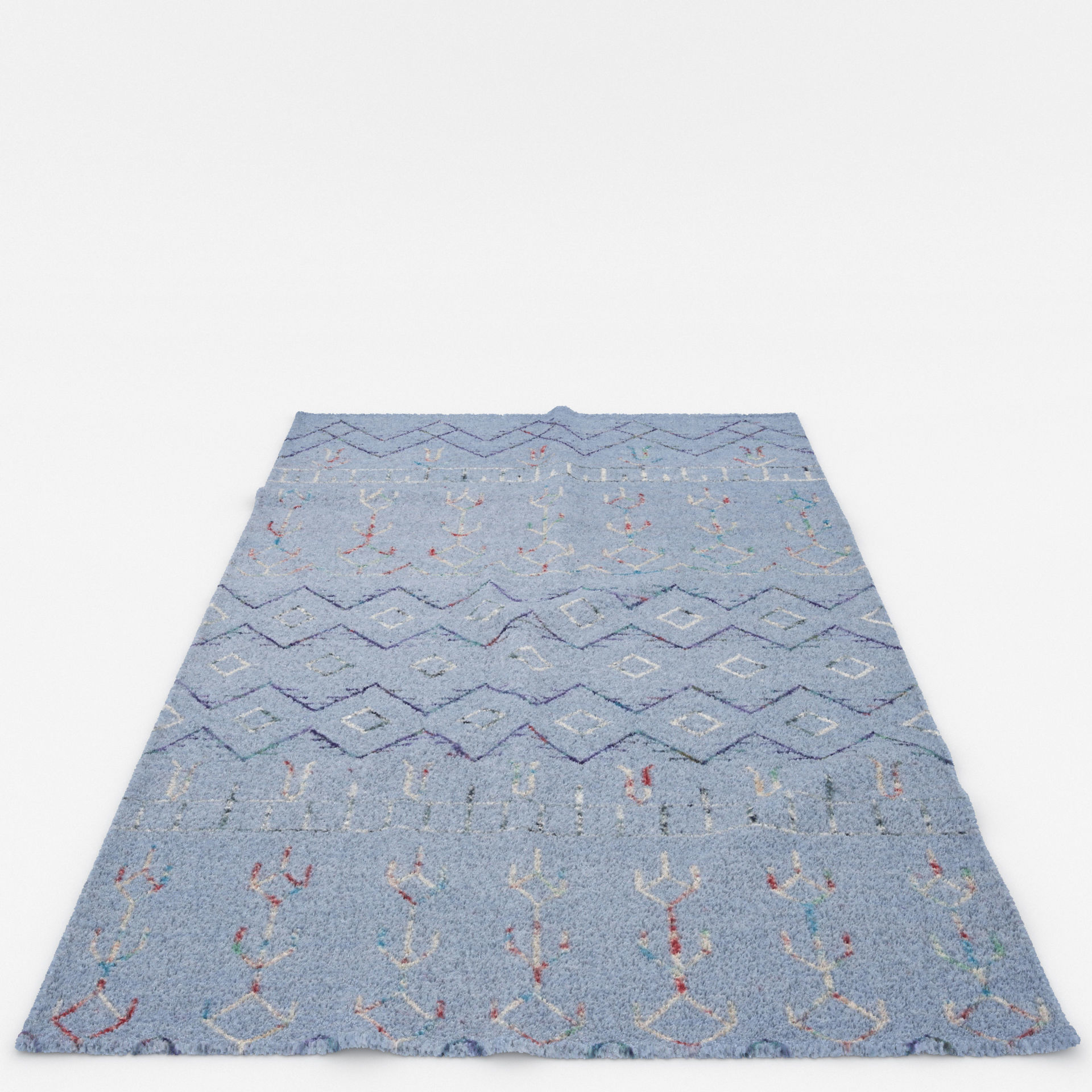 Rugs No 395 Low-poly 3D model_4